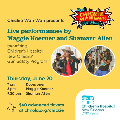 Chickie Wah Wah Gun Safety Benefit Concert